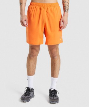 Pánské Kraťasy Gymshark Arrival Oranžové | 81294-RPQA
