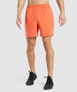 Pánské Kraťasy Gymshark Arrival Oranžové | 90154-DPRW