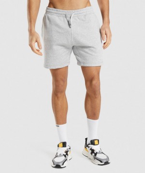 Pánské Kraťasy Gymshark Crest Světle Šedé | 40691-MGCT