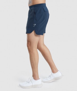 Pánské Kraťasy Gymshark Speed Evolve 5" Tmavě Blankyt | 12874-AWLN