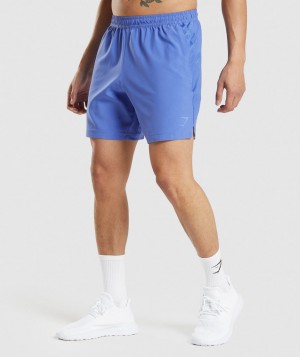 Pánské Kraťasy Gymshark Sport Stripe 7" Blankyt | 19364-GBNT