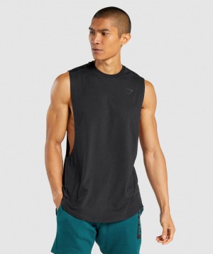 Pánské Pokles Gymshark Bold Arm Černé | 37019-CKEF