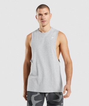 Pánské Pokles Gymshark Critical 2.0 Arm Světle Šedé | 39502-OVEB