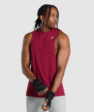 Pánské Pokles Gymshark Critical 2.0 Arm Vínové | 95301-GTXV