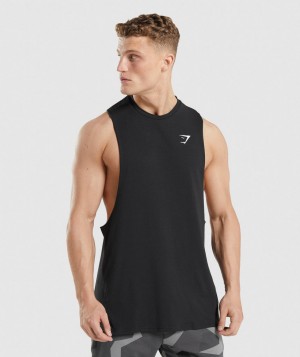 Pánské Pokles Gymshark Critical 2.0 Arm Černé | 23051-BGWK