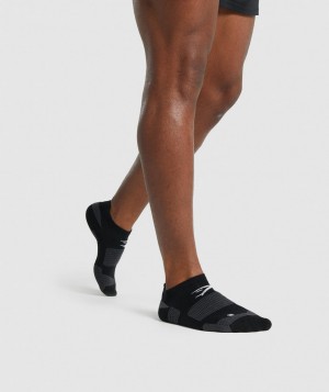 Pánské Ponožky Gymshark Ankle Performance Černé | 36802-FJHE
