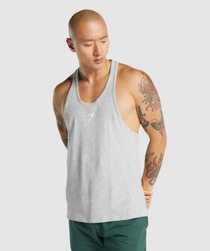 Pánské Stringer Gymshark Critical 2.0 Světle Šedé | 01865-FMAZ