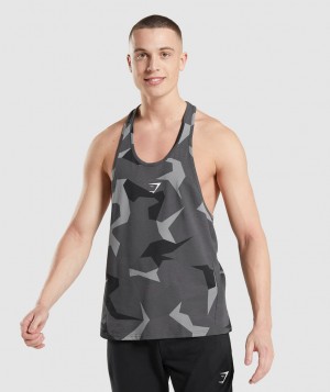 Pánské Stringer Gymshark Critical Černé | 97451-GXDU