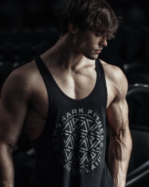 Pánské Stringer Gymshark GS x David Laid Černé | 42160-IQDX