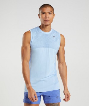 Pánské Tílko Gymshark Apex Seamless Béžový Blankyt Blankyt | 28437-BEOQ