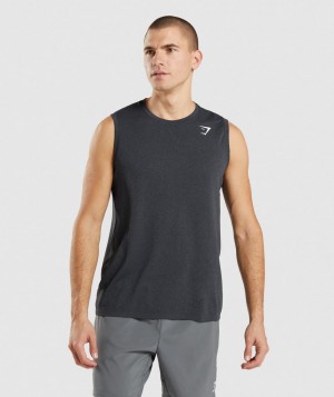 Pánské Tílko Gymshark Arrival Seamless Černé | 47836-ABXY