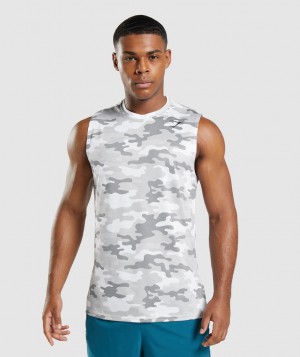 Pánské Tílko Gymshark Arrival Sleeveless Světle Šedé | 43085-UQRS