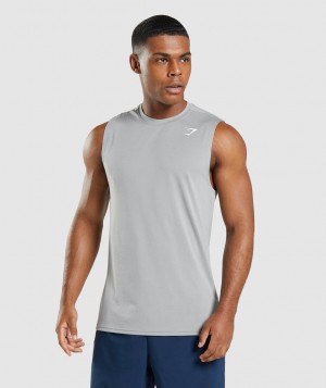 Pánské Tílko Gymshark Arrival Sleeveless Šedé | 40861-CUEA