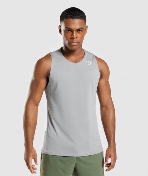 Pánské Tílko Gymshark Arrival Šedé | 79285-YZBJ