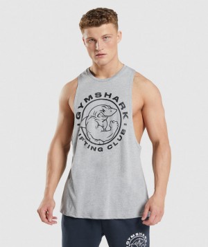 Pánské Tílko Gymshark Legacy Arm Světle Šedé | 65124-ABXL