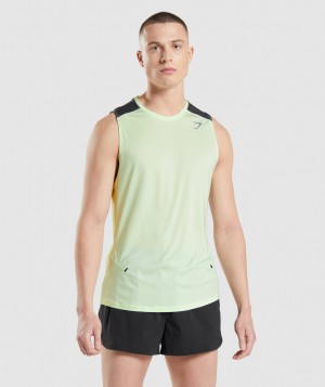Pánské Tílko Gymshark Speed Evolve Zelene | 70294-RPHN