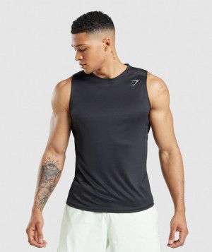 Pánské Tílko Gymshark Speed Evolve Černé | 28463-PBAY
