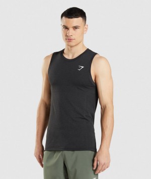 Pánské Tílko Gymshark Vital Seamless Light Černé | 75342-ZINX