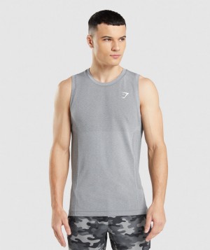 Pánské Tílko Gymshark Vital Seamless Light Šedé | 41539-MYRI