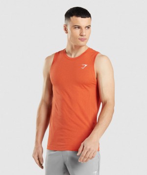 Pánské Tílko Gymshark Vital Seamless Light Oranžové | 90618-PLCG