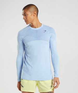 Pánské Tričko Gymshark Apex Seamless Béžový Blankyt Blankyt | 70934-QFTY