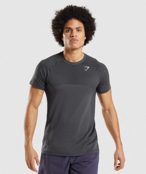 Pánské Tričko Gymshark Apex Seamless Černé Šedé Černé | 10624-KOUN