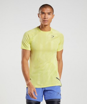 Pánské Tričko Gymshark Apex Zelene Bílé | 50476-ALKV