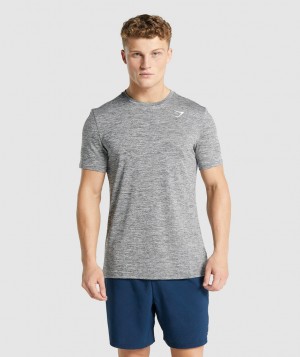 Pánské Tričko Gymshark Arrival Marl Šedé | 05783-OHES