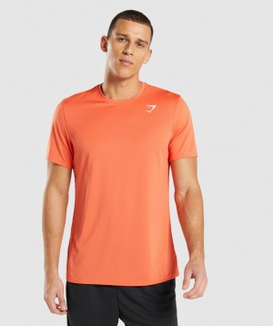 Pánské Tričko Gymshark Arrival Oranžové | 79814-SWDQ