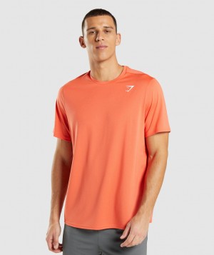 Pánské Tričko Gymshark Arrival Regular Fit Oranžové | 06214-BSET