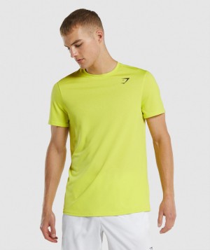 Pánské Tričko Gymshark Arrival Regular Fit Žluté | 36905-MLBQ