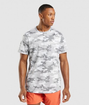 Pánské Tričko Gymshark Arrival Světle Šedé | 76381-YVIM