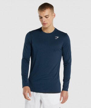 Pánské Tričko Gymshark Arrival Tmavě Blankyt | 90472-RSPG