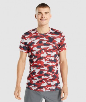 Pánské Tričko Gymshark Arrival Červené | 87051-IXNJ