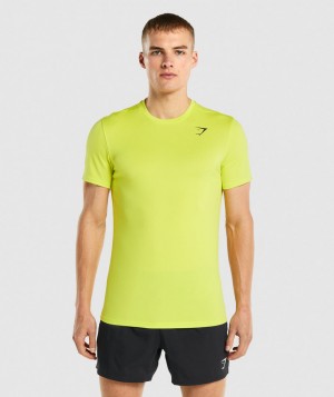 Pánské Tričko Gymshark Arrival Žluté | 27486-XWHF
