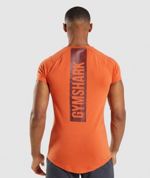 Pánské Tričko Gymshark Bold Oranžové | 89124-GQDA