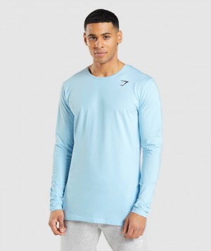 Pánské Tričko Gymshark Essential Béžový Blankyt | 04327-SOBE