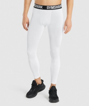 Pánské Základní Vrstva Gymshark Element Bílé | 57236-IPRC