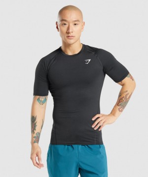 Pánské Základní Vrstva Gymshark Element Černé | 15029-GRED