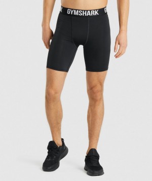 Pánské Základní Vrstva Gymshark Element Černé | 89724-XQGH
